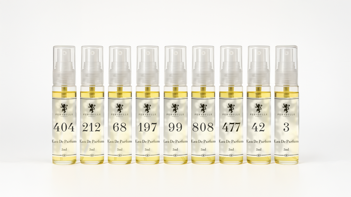 Provpaket – valfria 9 x 3 ml parfymer