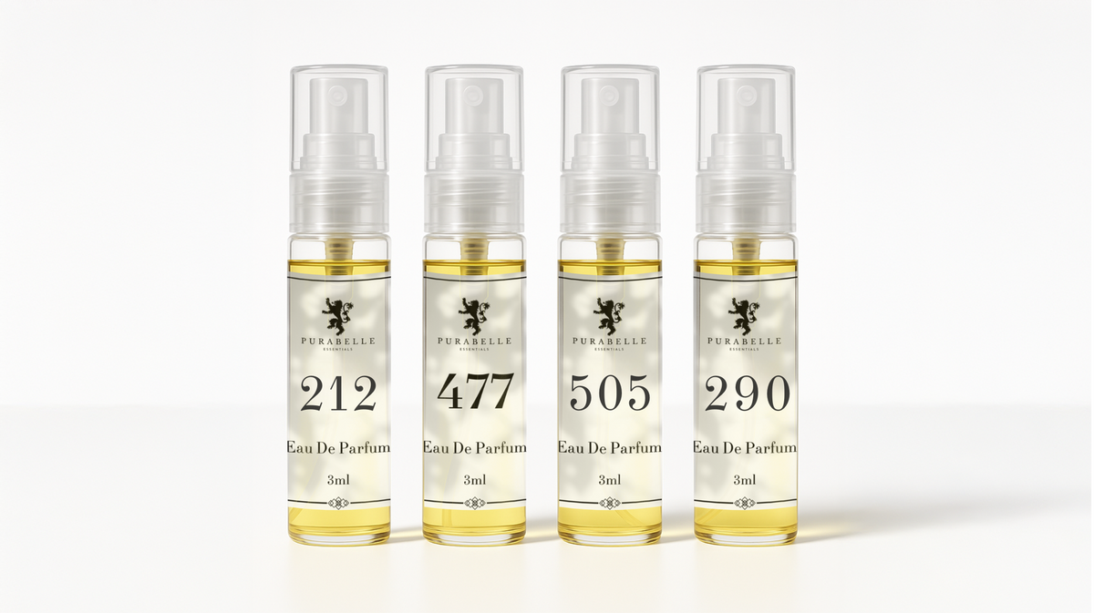 Provpaket – valfria 4 x 3 ml Parfymer